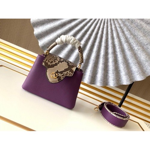 Louis Vuitton CAPUCINES Cuir d'origine PM M96467 Violet