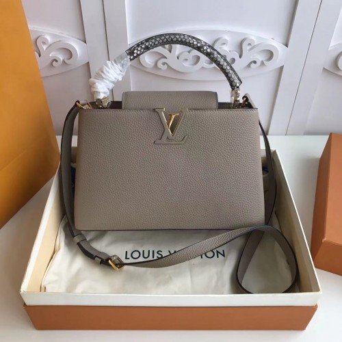 Louis Vuitton CAPUCINES PM M52386 gris