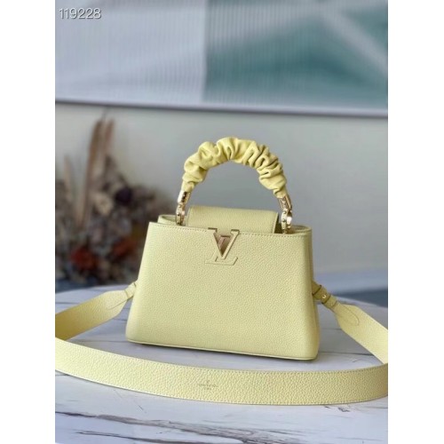 Louis Vuitton CAPUCINES PM M58587 Jaune Gingembre