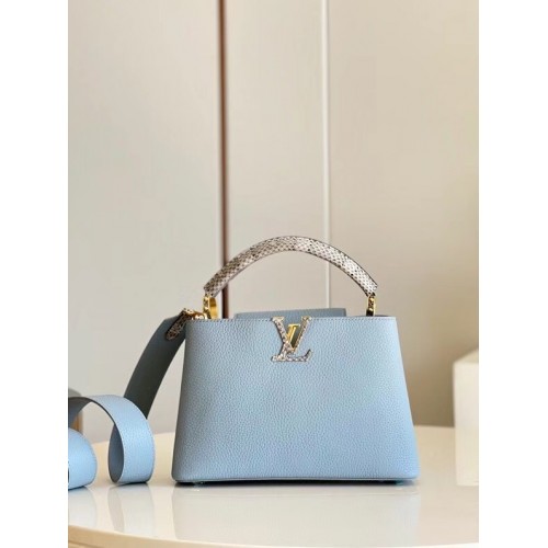 Louis Vuitton CAPUCINES PM M97980 bleu clair