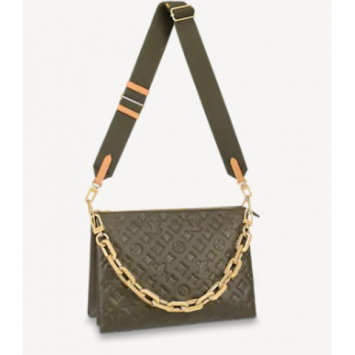 Louis Vuitton COUSSIN MM M57782 Khaki Green