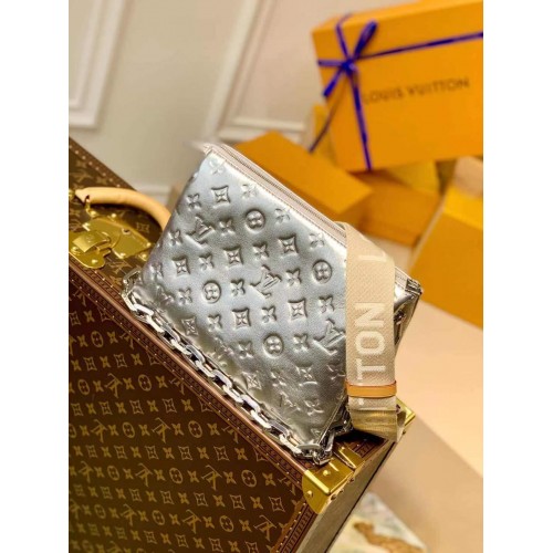Louis Vuitton COUSSIN PM M57793 argent
