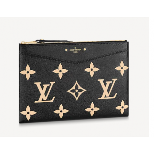 Louis Vuitton POCHETTE QUOTIDIENNE M81292 Noir Beige