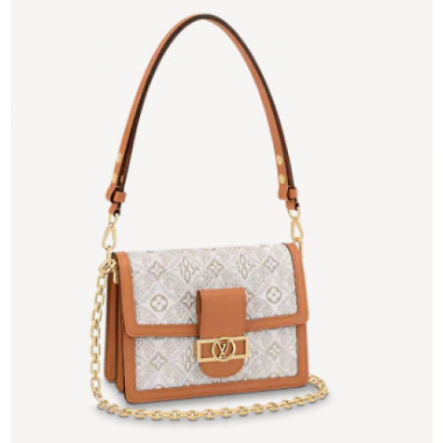 Louis Vuitton DAUPHINE MM M59483 Écru Caramel