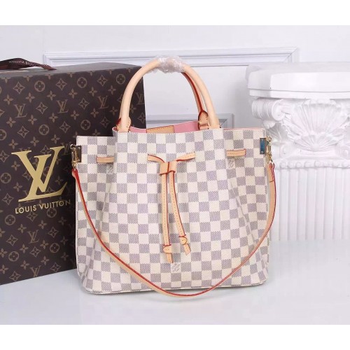 Louis Vuitton Damier Azur Canvas Shoulder Bag 41579