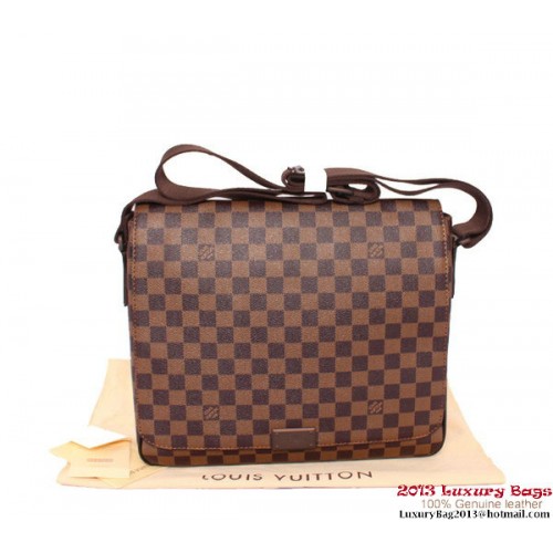 Louis Vuitton Damier Ebene Toile District MM Messenger Sacs N41212