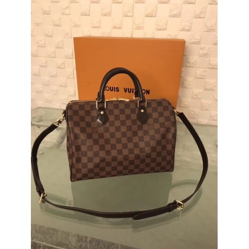 Louis Vuitton Damier Ebene Speedy 30 Avec Bandoulière N41183
