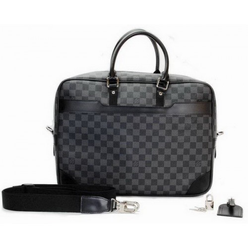 Louis Vuitton Damier Graphite Toile Popte-Documents Voyage GM N41123