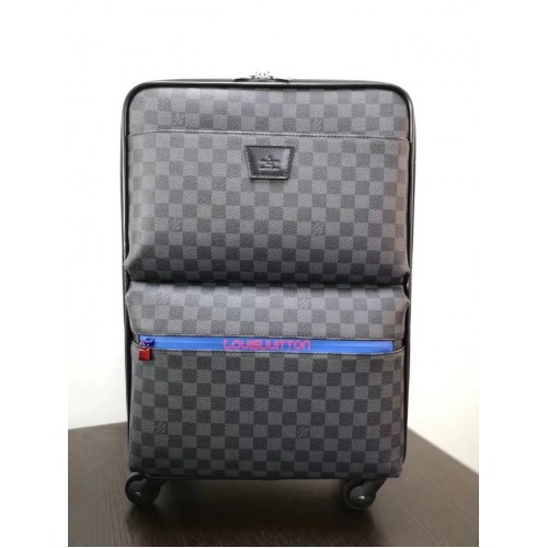 Louis Vuitton Toile Damier Graphite Roue universelle Pegase 55 N41385 noir