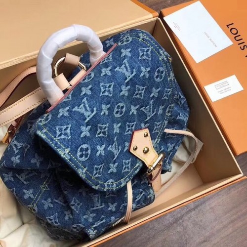 Louis Vuitton Denim Sac à dos M44460 bleu