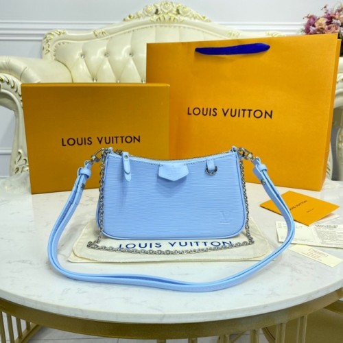 Louis Vuitton EASY POUCH ON STRAP M80471 bleu clair
