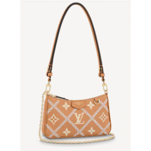 Louis Vuitton EASY POUCH ON STRAP M81137 Beige Arizona