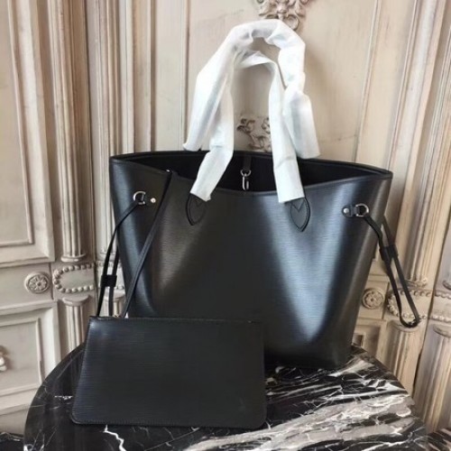 Louis Vuitton EPI Sac fourre-tout en cuir 54185 Noir