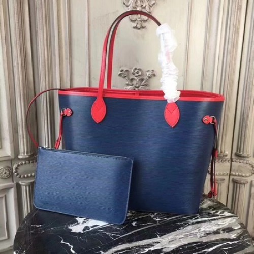 Louis Vuitton EPI Sac fourre-tout en cuir 54185 Bleu&Rouge