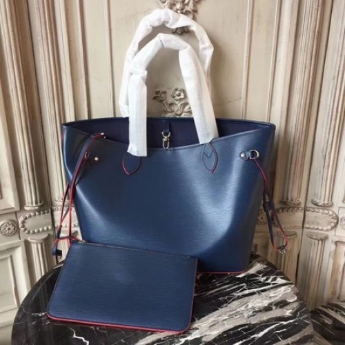Louis Vuitton EPI Sac fourre-tout en cuir 54185 Bleu