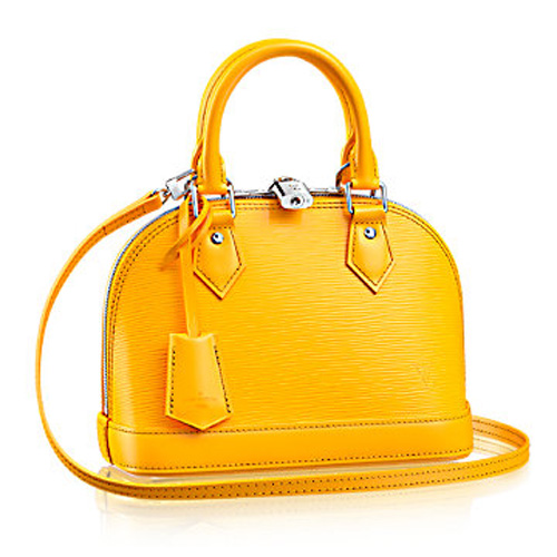 Louis Vuitton Cuir Epi Alma BB M40866 Citron