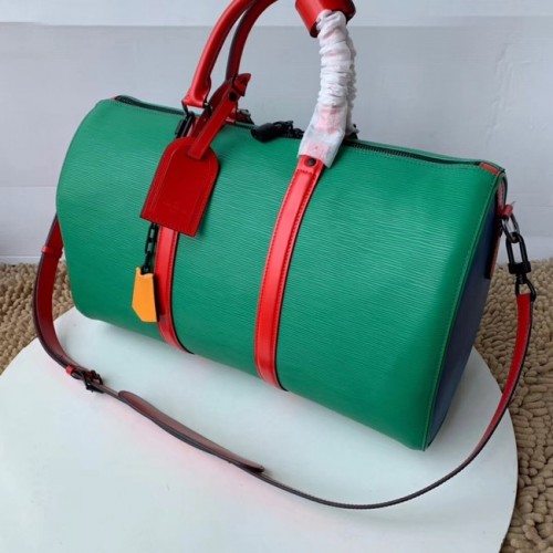 Louis Vuitton Epi Leather Keepall SUPREME 45CM M45419 avec Bandoulière vert