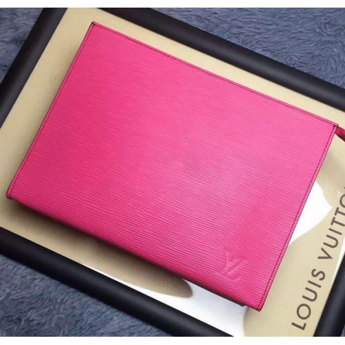 Louis Vuitton POCHETTE DE TOILETTE Cuir Epi 26 M41367 Rose
