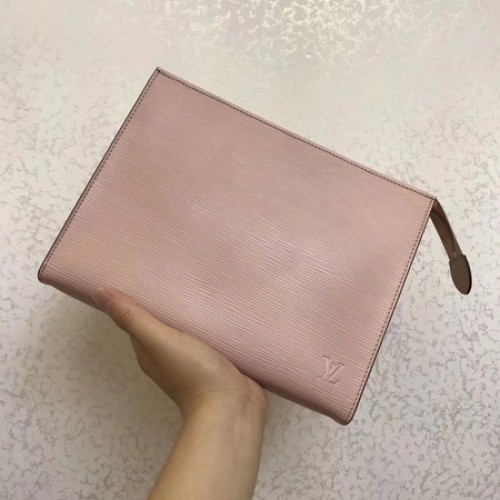 Louis Vuitton POCHETTE DE TOILETTE Cuir Epi 26 M67184 Rose