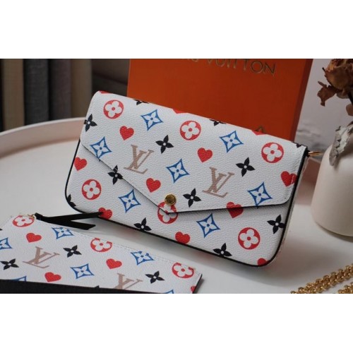 Louis Vuitton FÉLICIE POCHETTE M61276 blanc