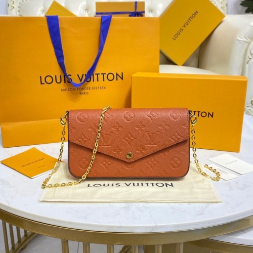 Louis Vuitton FÉLICIE POCHETTE M64064 Caramel