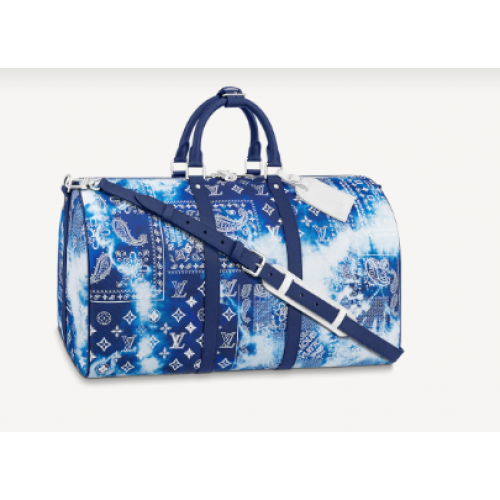 Louis Vuitton KEEPALL 50B M20558 Bleu