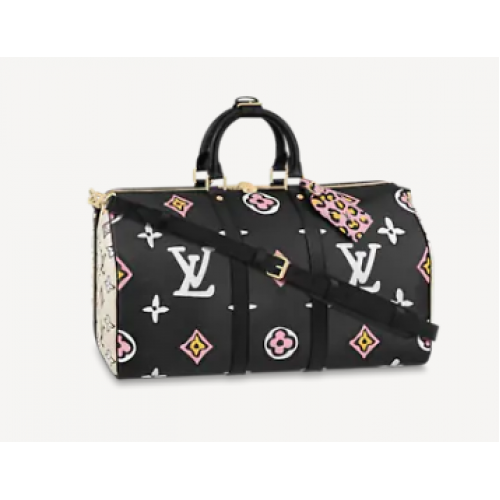 Louis Vuitton KEEPALL BANDOULIERE 45 M58656 noir