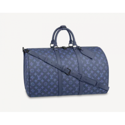 Louis Vuitton KEEPALL BANDOULIERE 50 M45731 Bleu Marine
