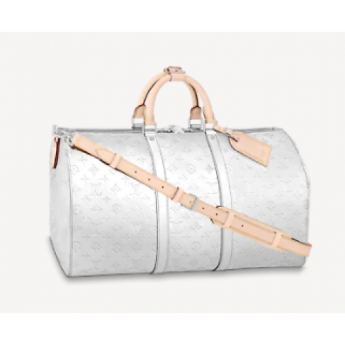 Louis Vuitton KEEPALL BANDOULIERE 50 M45886 Argent