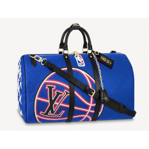 Louis Vuitton KEEPALL BANDOULIERE 55 M21105 Bleu