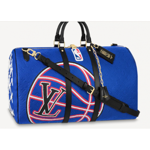 Louis Vuitton KEEPALL BANDOULIERE 55 M21105 bleu