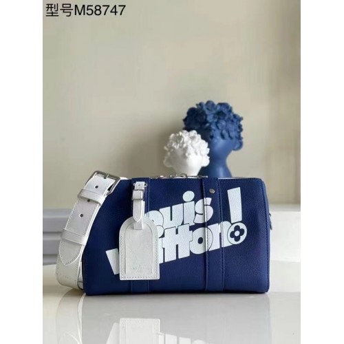 Louis Vuitton KEEPALL XS M80842 bleu