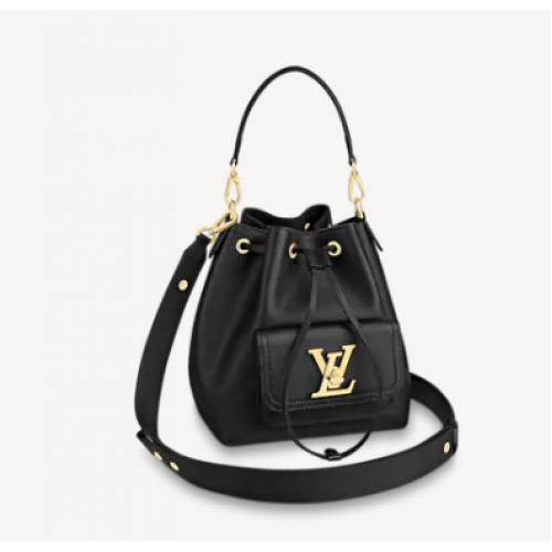 Louis Vuitton LOCKME BUCKET M57687 black