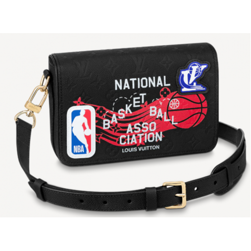 Louis Vuitton Louis VuittonXNBA STUDIO MESSAGER M58498 noir