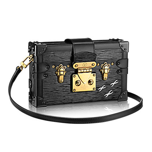 Sac Louis Vuitton M5001N Petite Malle Epi Cuir Noir