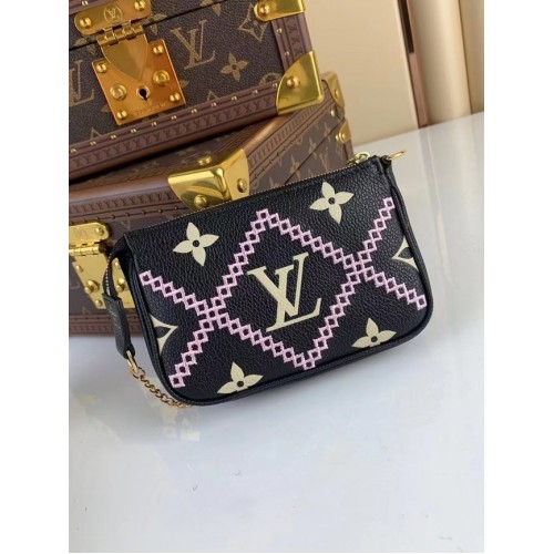 Louis Vuitton MINI POCHETTE ACCESSOIRES M81140 noir