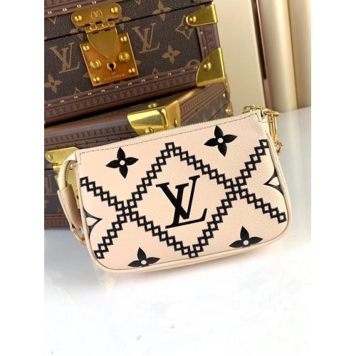 Louis Vuitton MINI POCHETTE ACCESSOIRES M81140 blanc
