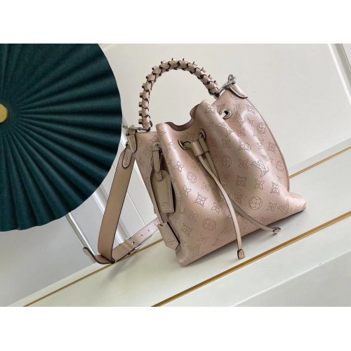 Louis Vuitton MURIA Mahina cuir de veau perforé M55800 rose clair