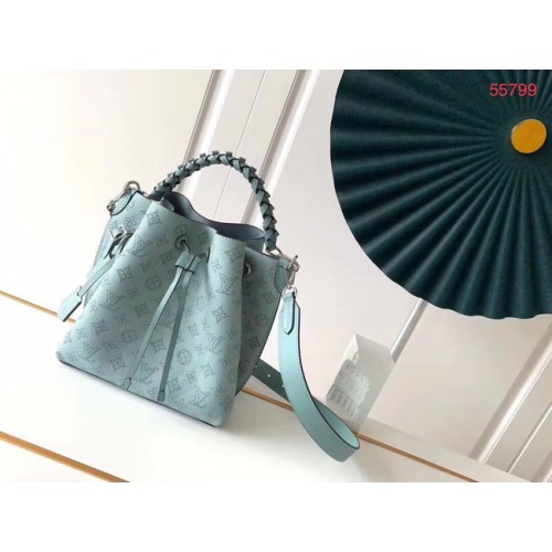 Louis Vuitton MURIA Mahina cuir de veau perforé M55800 bleu ciel