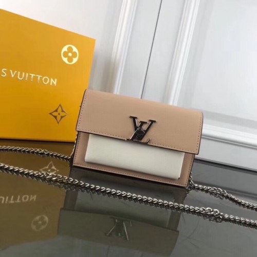 Louis Vuitton CHAINE BB MYLOCKME LOUISE M63471 abricot