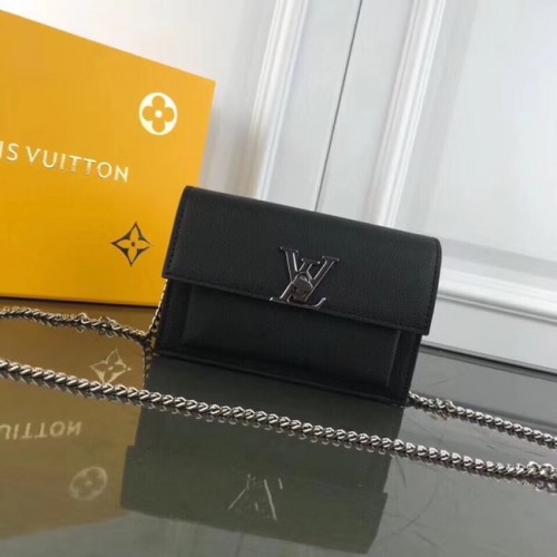 Louis Vuitton CHAINE BB MYLOCKME LOUISE M63471 noir