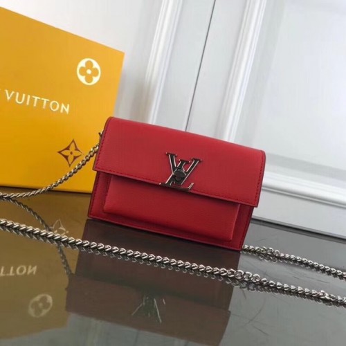 Louis Vuitton CHAINE BB MYLOCKME LOUISE M63471 rouge
