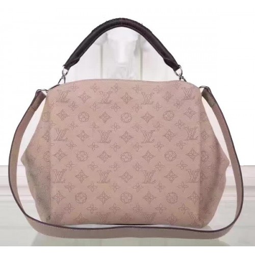Louis Vuitton Mahina Cuir BABYLONE CHAIN BB Bag M51223 Abricot
