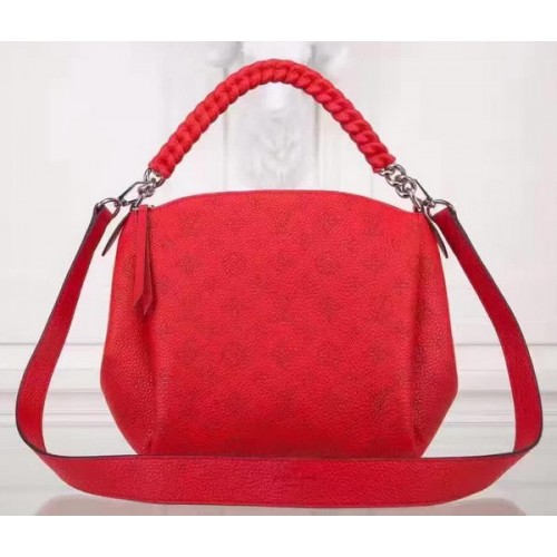 Louis Vuitton Mahina Cuir BABYLONE CHAIN BB Bag M51223 Rouge