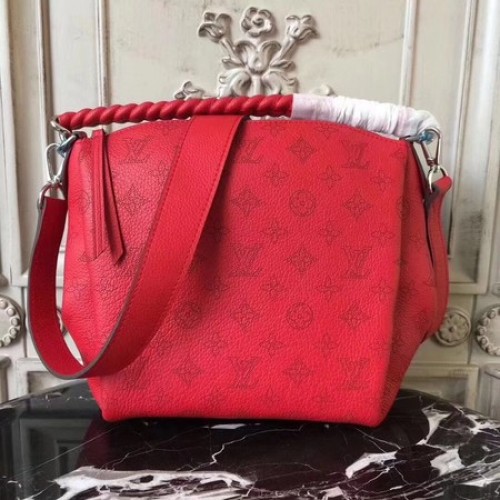 Louis Vuitton Mahina Cuir CHAÎNE BABYLONE BB M51223 Rouge