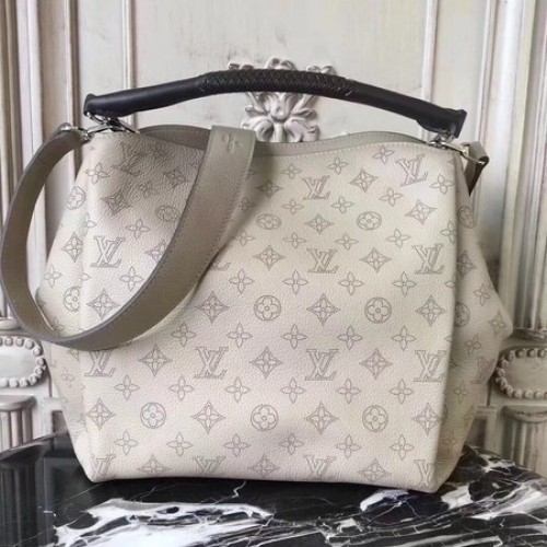 Louis Vuitton Mahina Cuir BABYLONE PM M50031 OffWhite