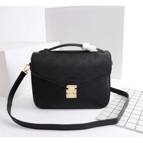 Louis Vuitton Mahina Cuir POCHETTE METIS M40780 noir