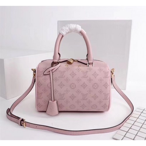 Louis Vuitton Mahina Cuir SPEEDY BANDOULIERE 30 M40431 rose