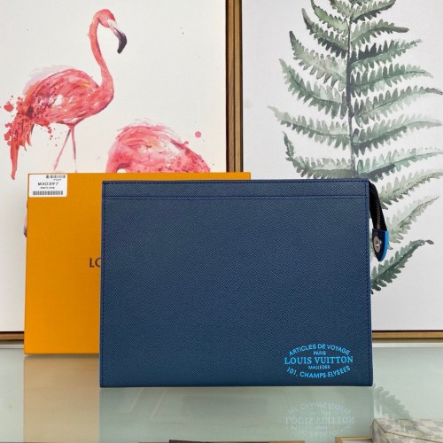Louis Vuitton Malletier POCHETTE VOYAGE MM M30397 Bleu foncé