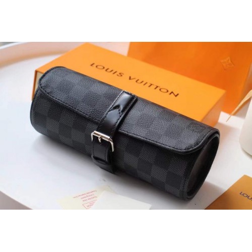 Louis Vuitton Monogram Canvas 3 Watch Case M47530-1